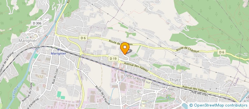 localisation de l'entreprise MONSIEUR JEAN-FRANCOIS DELERCE  THYEZ