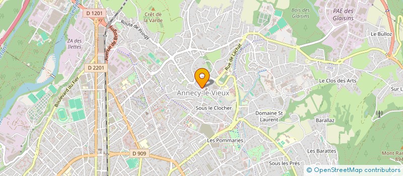 localisation de l'entreprise MONSIEUR JEAN FRANCOIS DELETRAZ à ANNECY