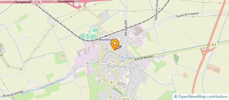 localisation de l'entreprise MONSIEUR JEAN FRANCOIS DELEU  BOURBOURG