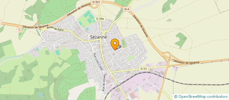 localisation de l'entreprise MONSIEUR JEAN-FRANCOIS DELFORGE  SEZANNE