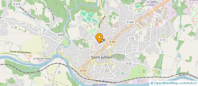 localisation de l'entreprise MONSIEUR JEAN-FRANCOIS DELIAS  SAINT-JUNIEN