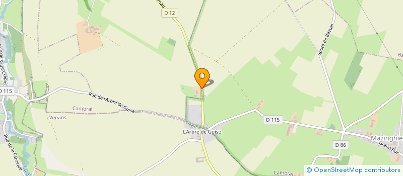 localisation de l'entreprise MONSIEUR JEAN FRANCOIS DELOGE  BAZUEL