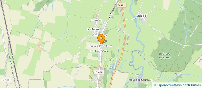 localisation de l'entreprise MONSIEUR JEAN-FRANCOIS DELORME  SAINT-MAURICE-DES-CHAMPS