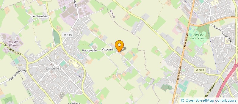 localisation de l'entreprise MONSIEUR JEAN-FRANCOIS DELVA  LINSELLES