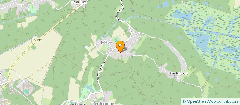 localisation de l'entreprise MONSIEUR JEAN FRANCOIS DEMARCY  ROSOY