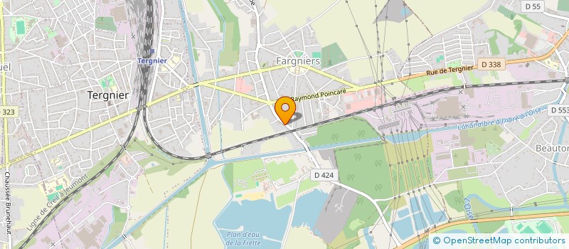 localisation de l'entreprise MONSIEUR JEAN FRANCOIS DEMIGNE  TERGNIER