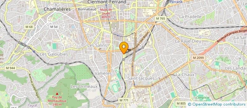 localisation de l'entreprise MONSIEUR JEAN-FRANCOIS DENAIVES  CLERMONT-FERRAND