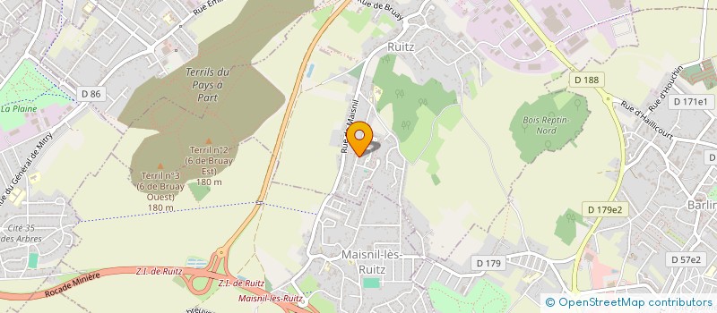 localisation de l'entreprise MONSIEUR JEAN-FRANCOIS DEPREZ  RUITZ