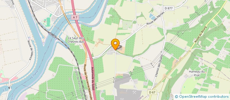 localisation de l'entreprise MONSIEUR JEAN-FRANCOIS DESBOS  CHATEAUNEUF-SUR-ISERE