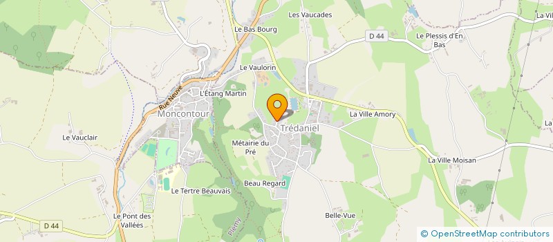 localisation de l'entreprise MONSIEUR JEAN FRANCOIS DESCAMPS  TREDANIEL