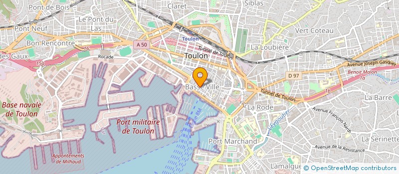 localisation de l'entreprise MONSIEUR JEAN-FRANCOIS DESCAT  TOULON