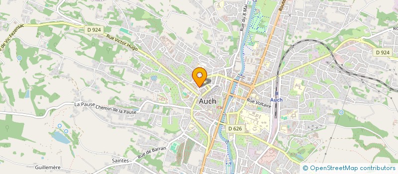 localisation de l'entreprise MONSIEUR JEAN-FRANCOIS DESPAX  AUCH