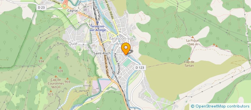 localisation de l'entreprise MONSIEUR JEAN-FRANCOIS DEYRIES à TARASCON-SUR-ARIEGE