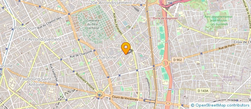 localisation de l'entreprise MONSIEUR JEAN FRANCOIS DHARKTSANG  PARIS