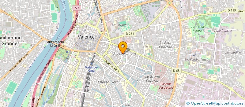 localisation de l'entreprise MONSIEUR JEAN-FRANCOIS DIDIER à VALENCE