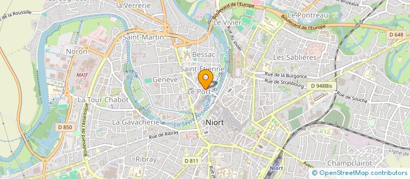 localisation de l'entreprise MONSIEUR JEAN-FRANCOIS DIOT  NIORT