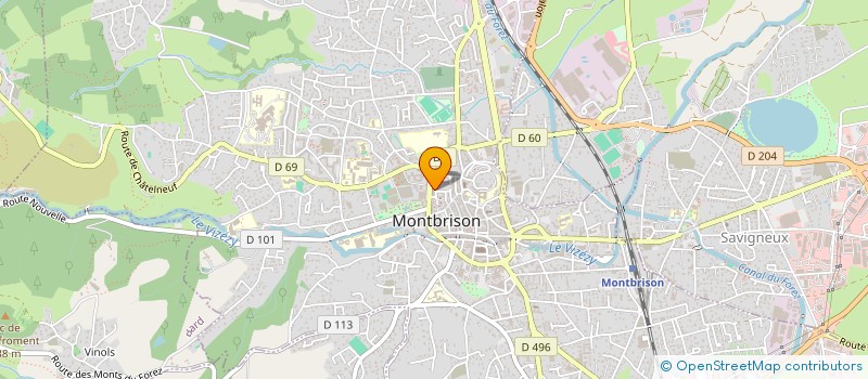 localisation de l'entreprise MONSIEUR JEAN-FRANCOIS DREYFUS à MONTBRISON