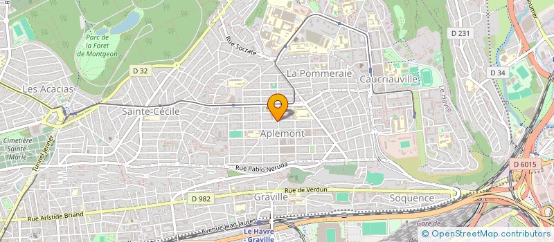 localisation de l'entreprise MONSIEUR JEAN-FRANCOIS DRIEU  LE HAVRE