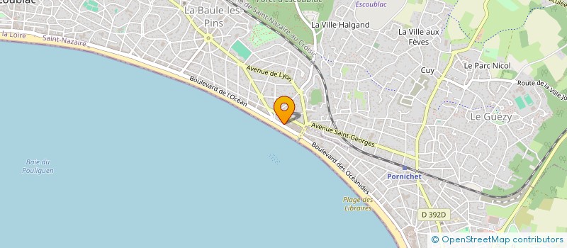 localisation de l'entreprise MONSIEUR JEAN FRANCOIS DRUAIS à LA BAULE-ESCOUBLAC