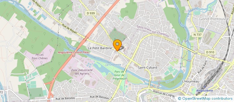 localisation de l'entreprise MONSIEUR JEAN-FRANCOIS DUBARRY à ANGOULEME