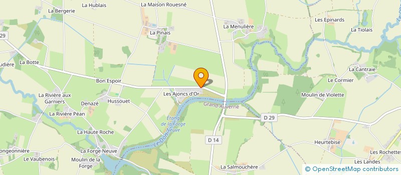 localisation de l'entreprise MONSIEUR JEAN FRANCOIS DUBOISSE  MOISDON-LA-RIVIERE