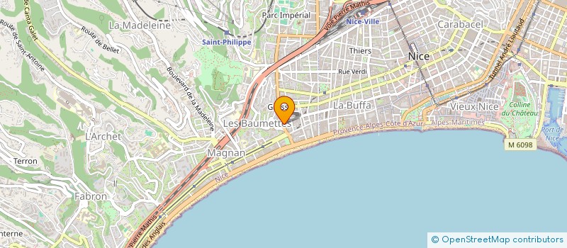 localisation de l'entreprise MONSIEUR JEAN-FRANCOIS DUBUIS à NICE