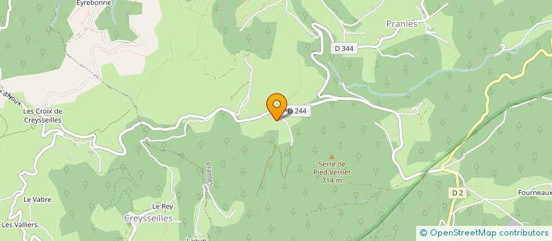 localisation de l'entreprise MONSIEUR JEAN FRANCOIS DUFFES  PRANLES