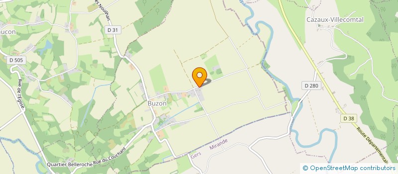 localisation de l'entreprise MONSIEUR JEAN-FRANCOIS DUPUY  BUZON