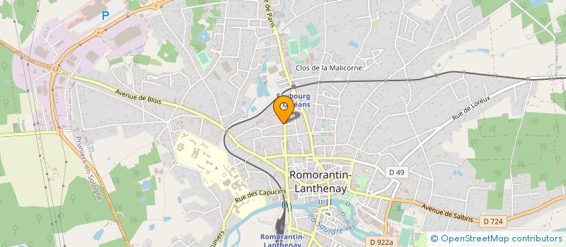 localisation de l'entreprise MONSIEUR JEAN-FRANCOIS DURIOT à ROMORANTIN-LANTHENAY