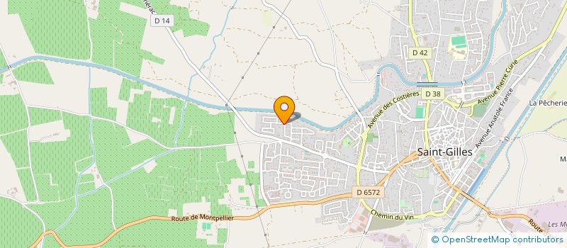 localisation de l'entreprise MONSIEUR JEAN-FRANCOIS DUSSART  SAINT-GILLES