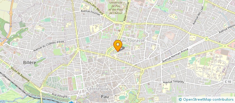 localisation de l'entreprise MONSIEUR JEAN-FRANCOIS DUTILH à PAU