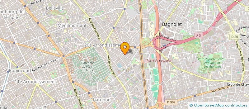 localisation de l'entreprise MONSIEUR JEAN-FRANCOIS DUVAL  PARIS