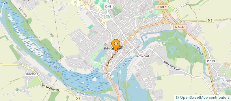 localisation de l'entreprise MONSIEUR JEAN-FRANCOIS DUVETTE  PERONNE