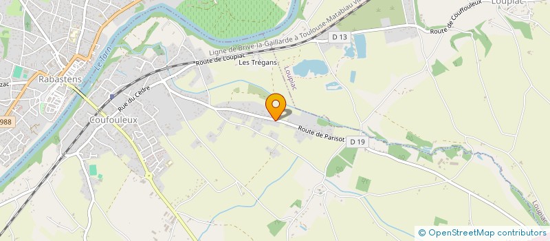 localisation de l'entreprise MONSIEUR JEAN-FRANCOIS ESPINASSE  GRAZAC