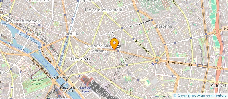 localisation de l'entreprise MONSIEUR JEAN-FRANCOIS FAGOUR  PARIS 11