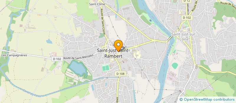 localisation de l'entreprise MONSIEUR JEAN-FRANCOIS FALLU  SAINT-JUST-SAINT-RAMBERT