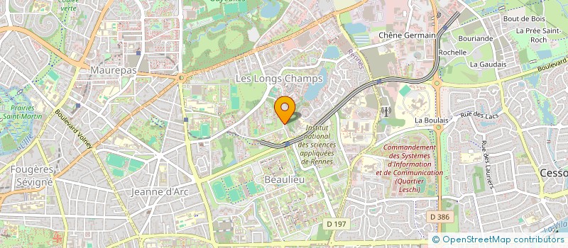 localisation de l'entreprise MONSIEUR JEAN-FRANCOIS FAUCON  RENNES
