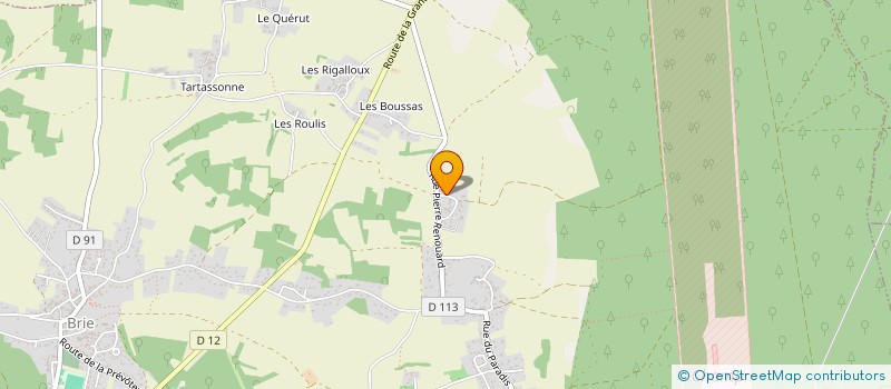 localisation de l'entreprise MONSIEUR JEAN-FRANCOIS FAURIE  BRIE