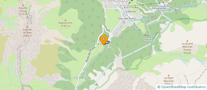 localisation de l'entreprise MONSIEUR JEAN-FRANCOIS FAVRE  PRALOGNAN-LA-VANOISE