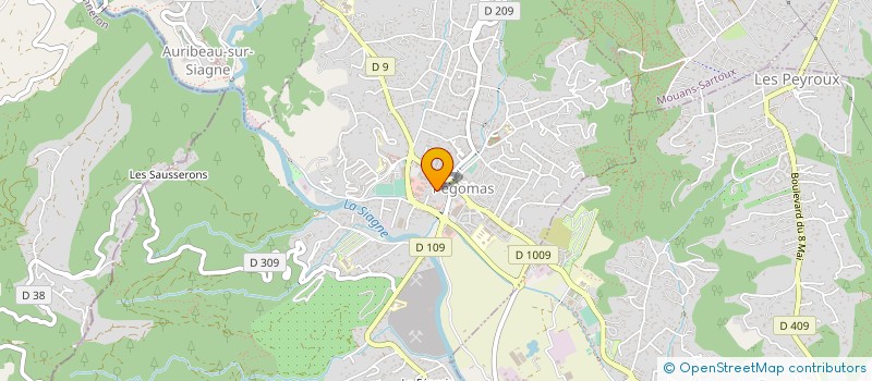 localisation de l'entreprise MONSIEUR JEAN-FRANCOIS FELLEGARA  PEGOMAS