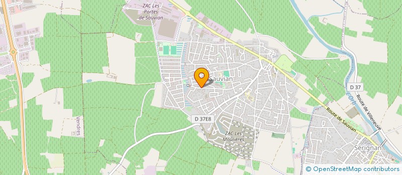 localisation de l'entreprise MONSIEUR JEAN-FRANCOIS FEMENIA  SAUVIAN