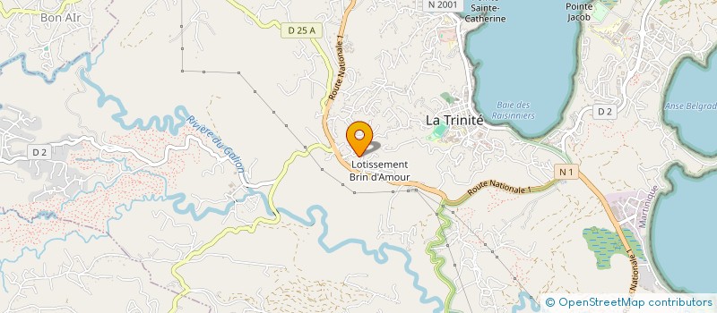 localisation de l'entreprise MONSIEUR JEAN-FRANCOIS FERDINAND  LA TRINITE