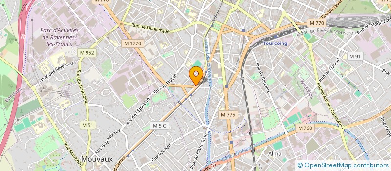 localisation de l'entreprise MONSIEUR JEAN-FRANCOIS FERMAUT à TOURCOING