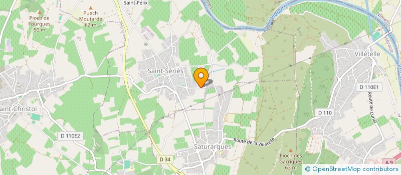 localisation de l'entreprise MONSIEUR JEAN-FRANCOIS FERNANDEZ  SAINT-SERIES