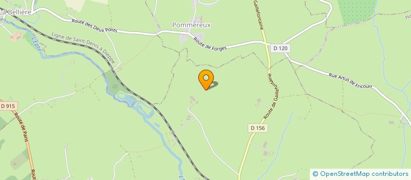 localisation de l'entreprise MONSIEUR JEAN FRANCOIS FEUGRAY  SAUMONT-LA-POTERIE