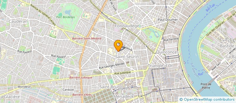 localisation de l'entreprise MONSIEUR JEAN FRANCOIS FONTENEAU à BORDEAUX