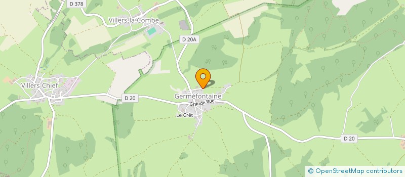 localisation de l'entreprise MONSIEUR JEAN-FRANCOIS FORIEN à GERMEFONTAINE