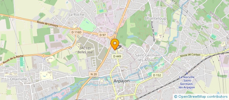 localisation de l'entreprise MONSIEUR JEAN-FRANCOIS FORRIER  ARPAJON