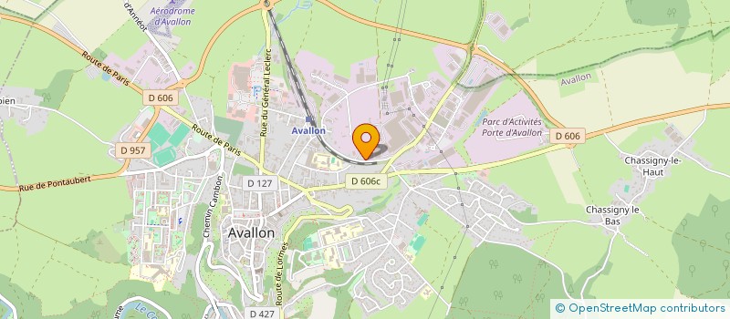 localisation de l'entreprise MONSIEUR JEAN FRANCOIS FOUCAULT à AVALLON