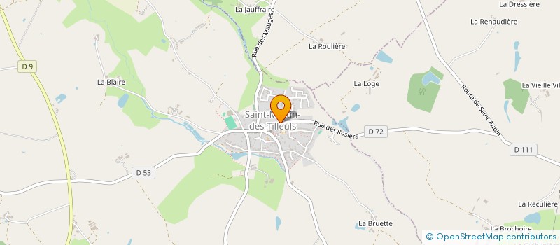 localisation de l'entreprise MONSIEUR JEAN-FRANCOIS FOUCAULT  SAINT-MARTIN-DES-TILLEULS